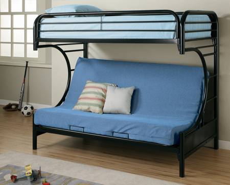 bunk bed sales with mattresses